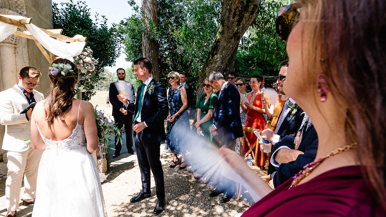 Cérémonie laïque de mariage au Château de Malliac