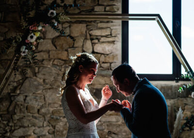 échange des consentements photographe mariage Luberon