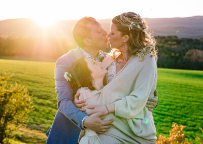 Photo de famille, mariage dans le Luberon